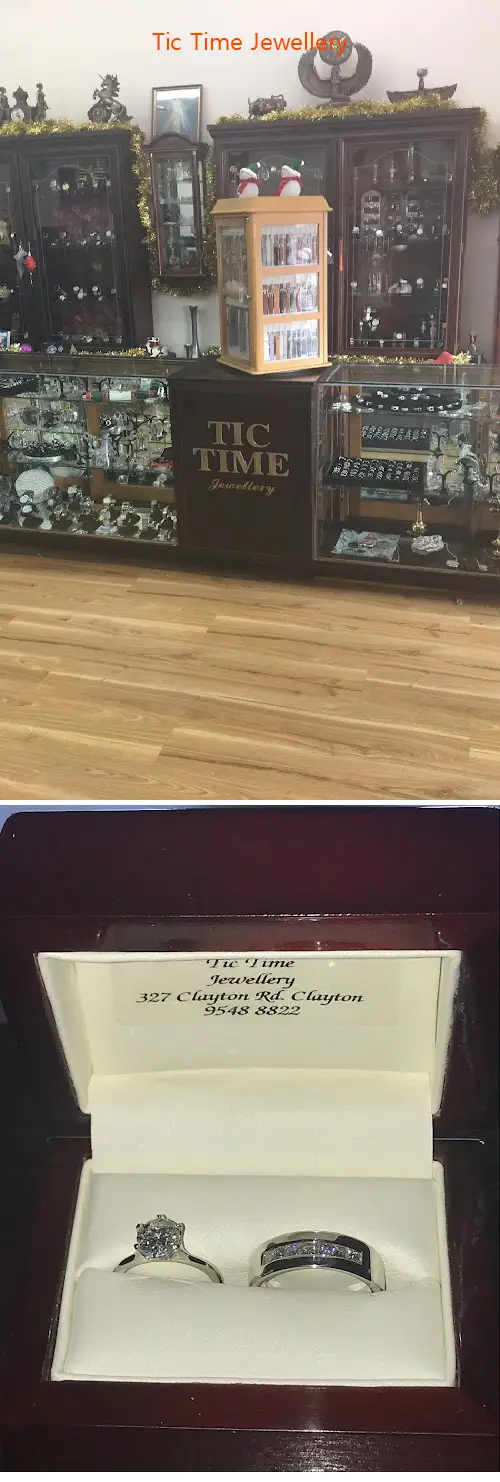 2 Diamond & Gold Jewelry Stores: Fine Jewelry / Luxury Jewelry / Custom Jewelry / Diamond Jewelry in Clayton VIC: 1.Anwar Jewellery and antique, 2.Tic Time Jewellery, 