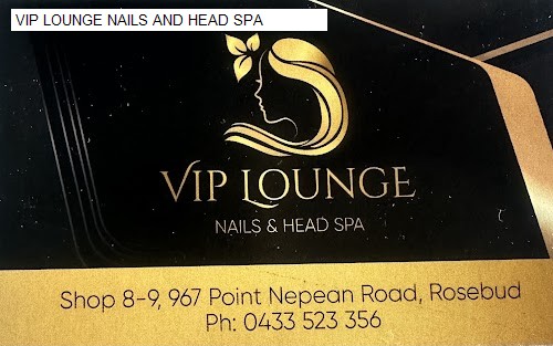 Monday8 Beauty Salon Open in Rosebud, VIC: VIP LOUNGE NAILS AND HEAD SPA,The Lash Sanctum Beauty Studio,Brow O’Clock,Skinastute | Women’s Health & Cervical Screening | Medical Skin Clinic | Regenerative & Aesthetic Procedures,Ninch Beauty,Kims Nail Art,Izzy Macintyre Eyelash Tech,Hokulani Healing,