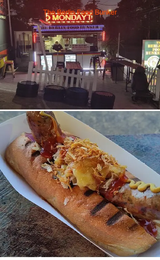 Find the List 7 budget-friendly restaurants near you in Melrose Park NSW: 1.The Berlin Food Bunker, 2.阿Sam潮味道, 3.H Kitchen, 4.BASAX (MELROSE PARK)(Korean Chicken), 5.Loco Birria Melrose park, 6.Sams Hot Pot, 7.Today Chicken Melrose Park, 