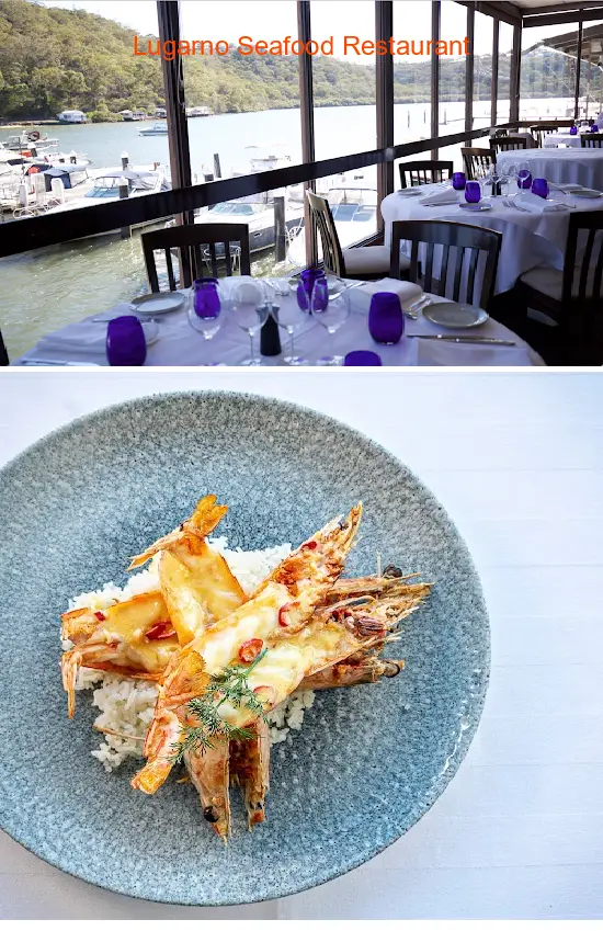 Find the List 7 budget-friendly restaurants near you in Lugarno NSW: 1.Lugarno Thai Restaurant, 2.Lugarno Fry and Grill, 3.Lurgano seafood, 4.Respite Bar, 5.Sienna On Forest, 6.Saint Francis, 7.Lugarno Seafood Restaurant, 