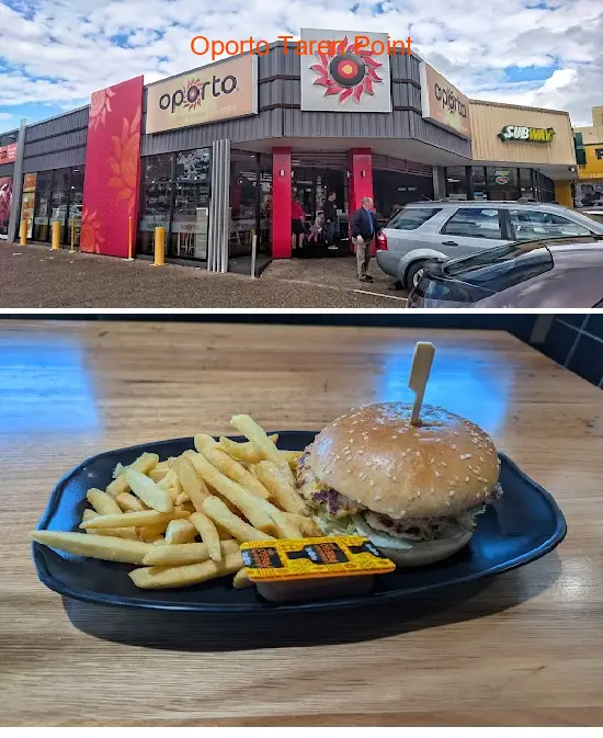 Find the List 6 budget-friendly restaurants near you in Taren Point NSW: 1.Oporto Taren Point, 2.Bud cafe, 3.Alexanders Cafe, 4.Point Bistro, 5.Bay Rd Lunch Shop, 6.Hatz Off BBQ, 