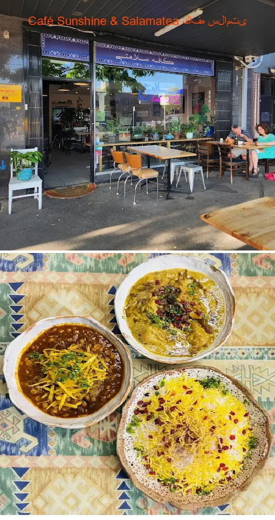 Find the List 15 budget-friendly restaurants near you in Sunshine VIC: 1.Café Sunshine & Salamatea كافه سلامتى, 2.CJ Bistro ( RESTAURANT FOR SALE), 3.Nhi Nuong 2 Sisters Vegetarian - Sunshine Vegan and Non Vegan, 4.Xuan Banh Cuon, 5.Red Carpet Cafe and Lounge, 6.Federal Taung Zalat, 7.Dragon Express, 8.Spicy King, 9.Panjali Malaysian Indian Restaurant, 10.Ahadu Ethiopian Restaurant & cafe, 11.Thao Kim Restaurant, 12.A1 Tandoori n Momo Restro Bar, 13.Afghan zamarut restaurant, 14.Axumite Bar & Restaurant, 15.ZONA pizza & canteen, 