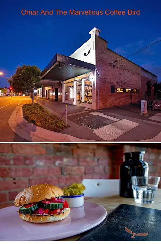 Find the List 1 budget-friendly restaurants near you in Gardenvale VIC: 1.Omar And The Marvellous Coffee Bird, 