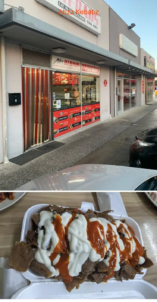 Find the List 4 budget-friendly restaurants near you in Kealba VIC: 1.Abzz Kebabz, 2.My Mates Pizza Kealba حلال, 3.Hook & Cook Fish Bar, 4.Kealba Hotel, 