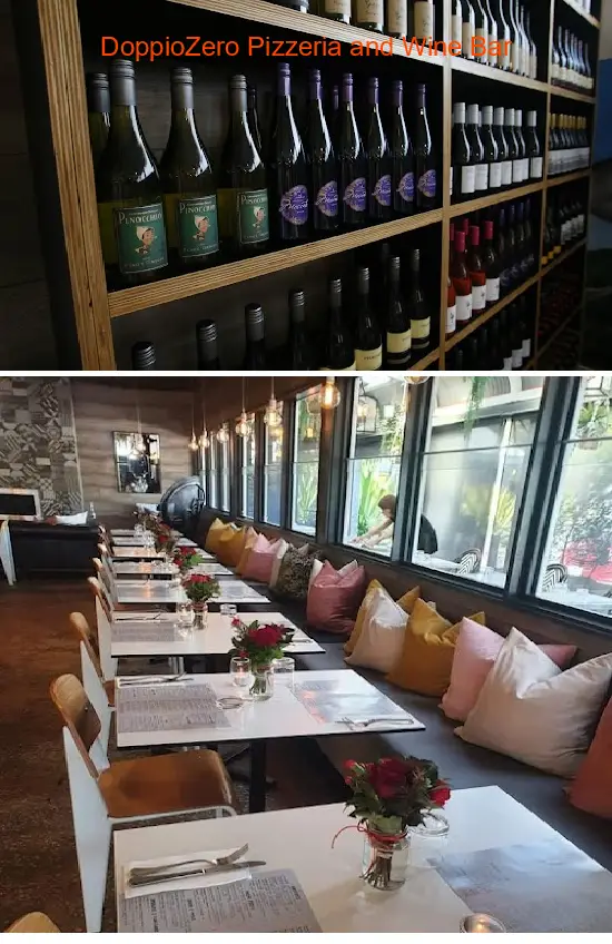 Find the List 2 budget-friendly restaurants near you in Moorooduc VIC: 1.DoppioZero Pizzeria and Wine Bar, 2.Barmah Park Restaurant & Cellar Door, 