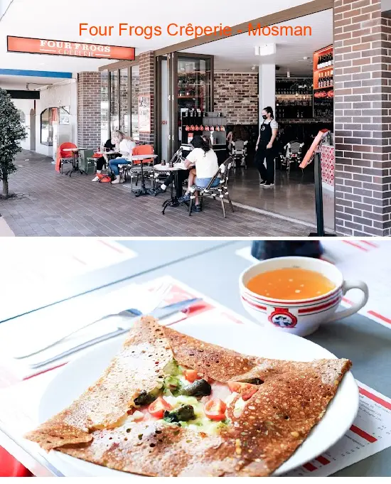Find the List 19 budget-friendly restaurants near you in Mosman NSW: 1.Four Frogs Crêperie - Mosman, 2.Suki Sushi Mosman, 3.BOMBOM Fusion Salad Bar, 4.Kazzi Beach Greek Balmoral, 5.Radio Cairo Restaurant, 6.Mosman Rowers, 7.The Steak Frites by Chef Jon Mosman, 8.999 Asian Kitchen, 9.Sushi-Ten Mosman, 10.Frenchys Cafe, 11.Pasture of Balmoral, 12.Washoku Mosman, 13.The Village Mosman, 14.Cafe Mosman, 15.Afous Moroccan and Spanish Tapas, 16.Thai Riffic Express Cremorne, 17.Bistro Mosman, 18.ONICE, 19.Avenue Road Cafe Mosman, 