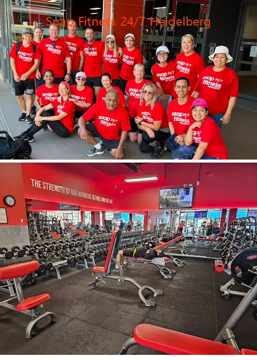 Here are the top gyms in Heidelberg, VIC to help you reach your fitness goals. Compare features, prices, and real customer feedback.1.Snap Fitness 24/7 Heidelberg, 2.4ME Pilates - Heidelberg, 3.Anytime Fitness Heidelberg, 4.Strong Pilates Heidelberg, 5.Kieser Heidelberg, 6.BFT Heidelberg, 7.Wild Stride Fitness Heidelberg, 8.Just Fitness, 9.Henley Fitness, 10.Perspective Performance, 11.f.i.t (fit in time), 12.Fit Tone Femme, 13.Jamie Fitness Heidelberg Personal Training, 