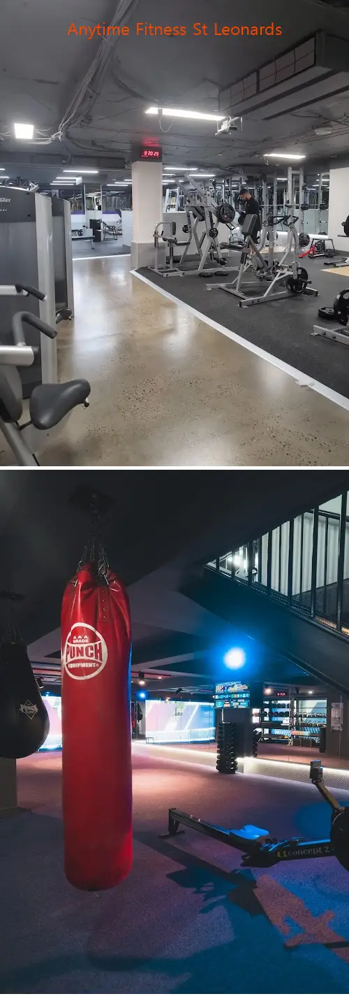 Here are the top gyms in St Leonards, NSW to help you reach your fitness goals. Compare features, prices, and real customer feedback.1.Anytime Fitness St Leonards, 2.Fitness First St Leonards Platinum, 3.Gore Hill Oval, 4.MTP Health - St Leonards, 5.BFT St Leonards, 6.Jetts St Leonards, 7.Tensegrity Sports Clinic - St Leonards, 8.Strong Pilates St Leonards, 9.Virgin Active St Leonards Gym, 10.Rumble Boxing St Leonards, 11.Get Active Physiotherapy (Fitness First St Leonards Clinic), 12.Lifecare Northern Sports Physiotherapy, 13.Training Grounds, 14.Pilates360 St Leonards, 15.Vision Personal Training St Leonards, 16.Get Active Physiotherapy (Atchison Street Clinic), 