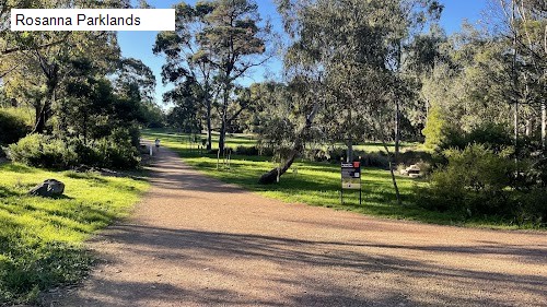 1 review location for tourist in Rosanna, VIC Australia: 1. Rosanna Parklands,