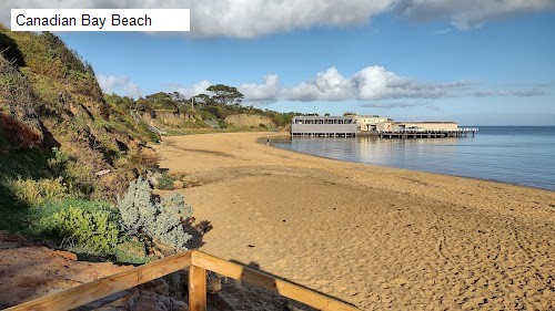 6 review location for tourist in Mount Eliza, VIC Australia: 1. Canadian Bay Beach,2. Daveys Bay Pier,3. Manyung Gallery Mount Eliza,4. Mount Eliza Regional Park,5. John Butler Reserve,6. Moondah Beach Shacks,