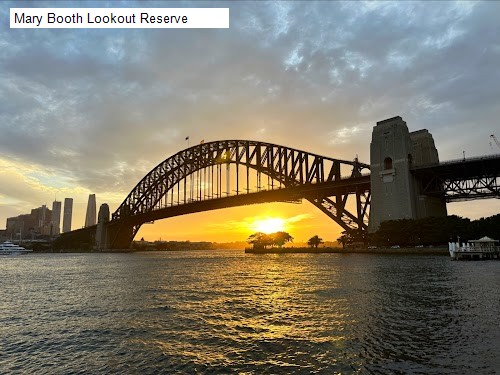 8 review location for tourist in Kirribilli, NSW Australia: 1. Mary Booth Lookout Reserve,2. City Lookout from Milsons Point,3. Copes Lookout,4. McDougall St Jacaranda Trees,5. Milson Park,6. Jeffrey Street Wharf,7. Lady Gowrie Lookout,8. Burton Street Plaza,