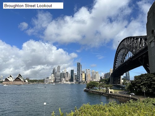 8 review location for tourist in Milsons Point, NSW Australia: 1. Broughton Street Lookout,2. Bridge Stairs Kirribilli,3. Ferris Wheel,4. Clark Park,5. Kirribilli Markets,6. Luna Park Sydney,7. Luna Park Dream Circus,8. The Colonnades Lookout,
