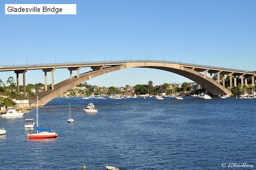1 review location for tourist in Huntleys Point, NSW Australia: 1. Gladesville Bridge,